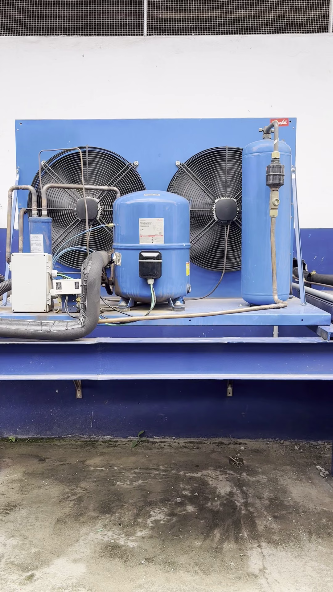 unidade funcionando camara fria